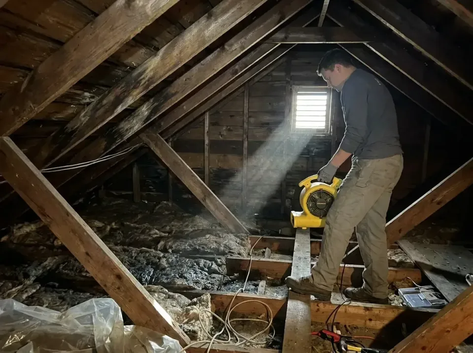 attic-water-damage-drying-proc-007 — frequently asked questions, Emergency Water Extraction & 24/7 Flood Response in Sugar H…